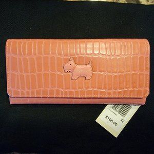 **NEW** Radley London Large Pink Scottie Wallet